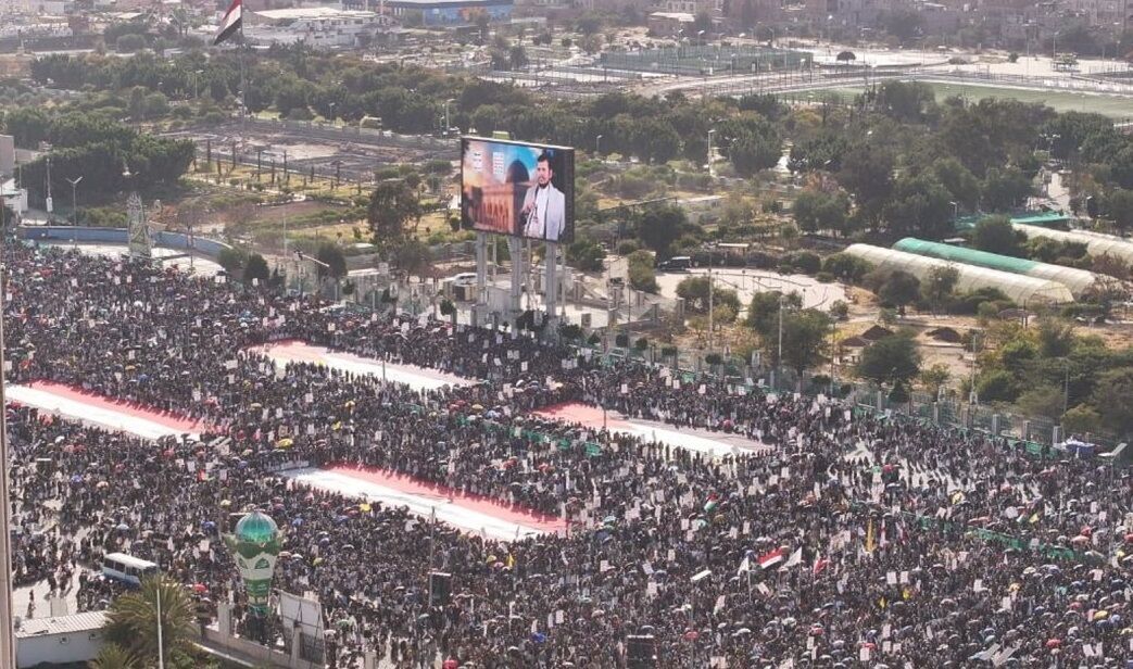 Yemenis hold massive protest in Sanaa, call for continued unlimited support for Gaza