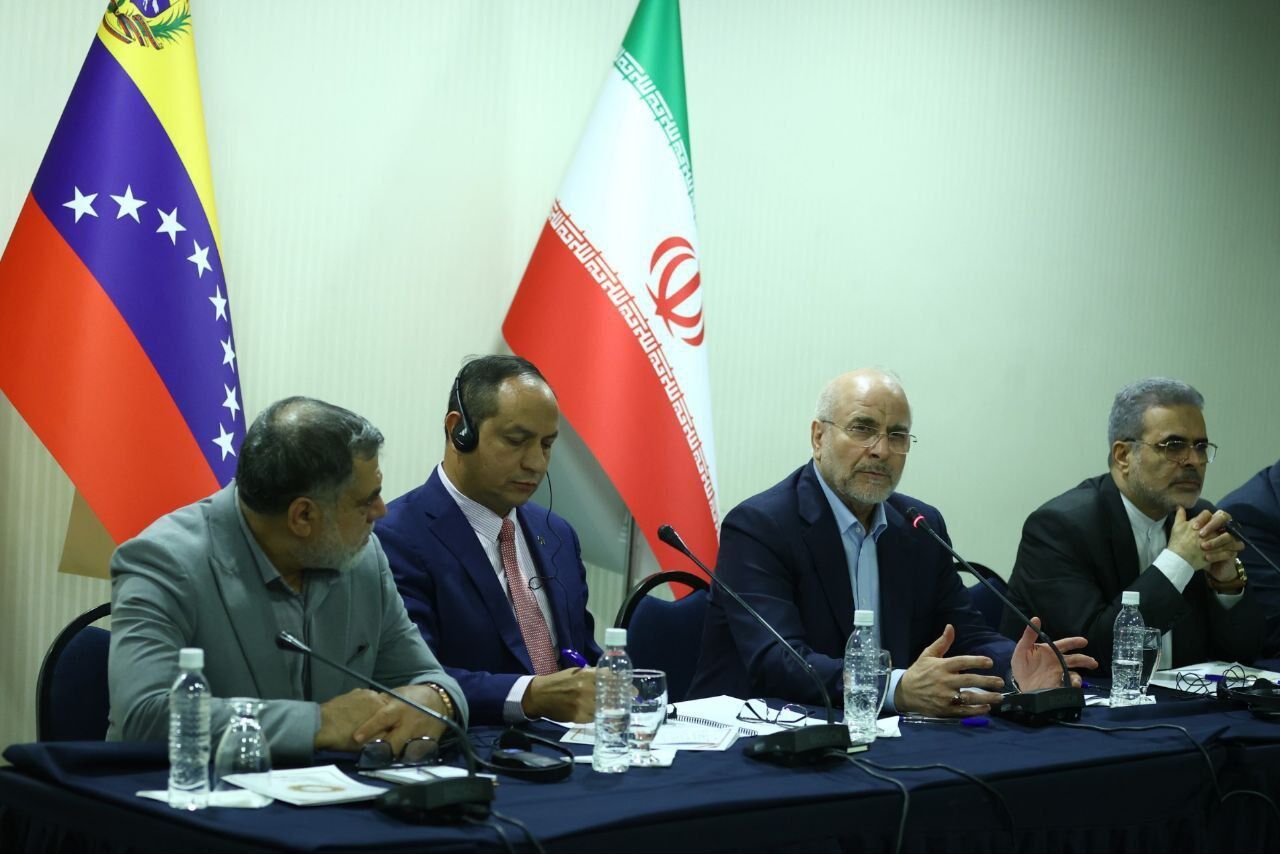Iranian and Venezuelan businesses must counter ‘economic war’ of enemies: Qalibaf
