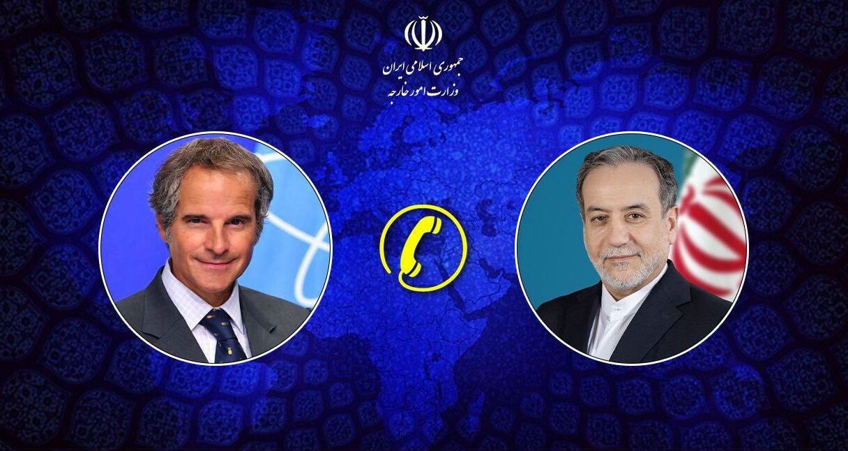 Foreign Minister Araqchi talks with IAEA Chief Grossi